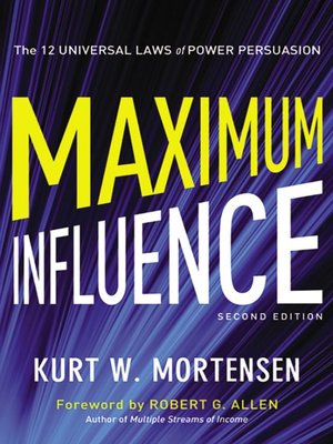 cover image of Maximum Influence